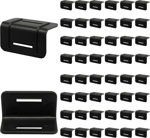 50 Pack Tie Down Edge Protectors, Plastic Corner Protectors Pallet Guard Cargo Strap Protectors, L Shaped Packing Clip for Packaging/Transportation in Kuwait