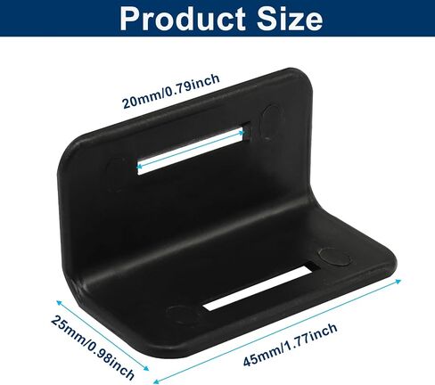 50 Pack Tie Down Edge Protectors, Plastic Corner Protectors Pallet Guard Cargo Strap Protectors, L Shaped Packing Clip for Packaging/Transportation in Kuwait