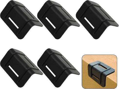 50 Pack Tie Down Edge Protectors, Plastic Corner Protectors Pallet Guard Cargo Strap Protectors, L Shaped Packing Clip for Packaging/Transportation in Kuwait