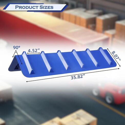 ENJ 36-Inch Flatbed Edge Protectors for Cargo Loads, Heavy Duty Corner Protectors for Flatbed, Reusable HDPE Material Used Together with Webbing to Secure & Protect Cargo, 4 Pack in Kuwait