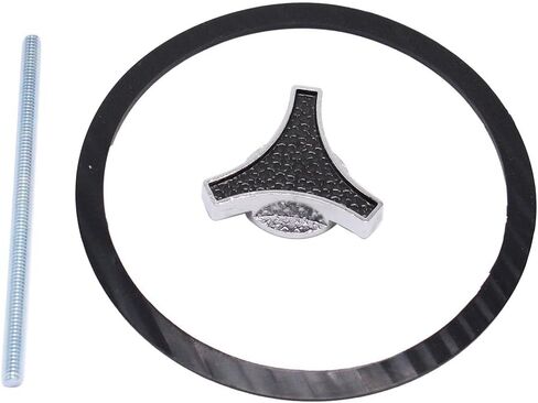 2 pcs/set SHLPDFM Black Chrome Tri Bar Air Cleaner Wing Nut 1/4-20 Threads Air Filter Element Cabin Fits for SB Chevy BB SBC 350 BBC 454 Ford 302 in Kuwait
