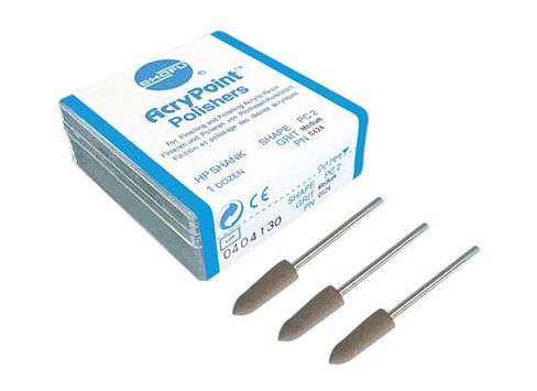Shofu Dental 0423 Acrypoint أكريليك نقاط تلميع خشن حصى PC2 12/Pk in Kuwait