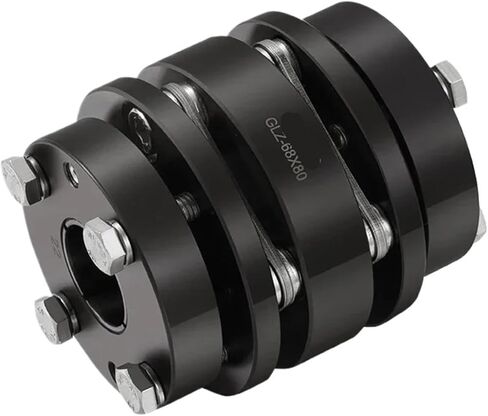 45#Steel Double Diaphragm Shaft Coupling D56L805 8 10 12 15(12x12mm) in Saudi Arabia