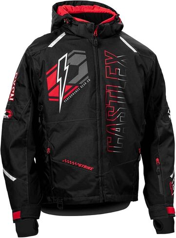 Castle X Men's Strike G6 Snowmobile Jacket (Black/Red - Medium) in Kuwait