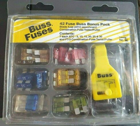 Bussman NO.44 42 Piece Buss ATC Blade Fuses Bonus Pack in Kuwait