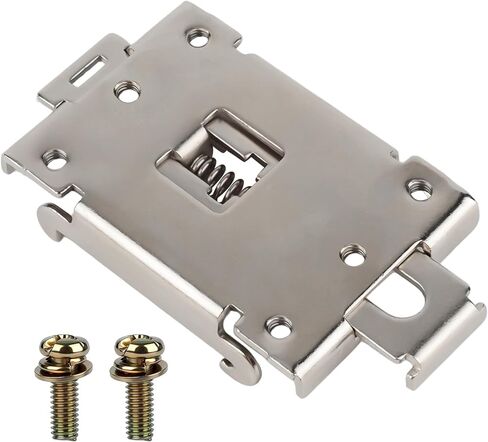 DIN Rail Mounting Bracket Clip Kit, Metal DIN Rail Mount, Universal 35mm DIN Rail Adapter with Screws for Relays, and DIY Electronic Projects in Kuwait