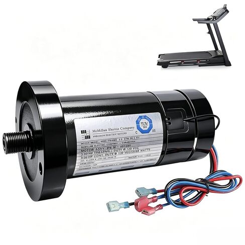 M-405560 3.0HP Treadmill DC Drive Motor with Flywheel, Fit for NordicTrack C 990/C 900 I/C 950I/C 910I/NT C 950I, ProForm Performance 800I, THINELINE PRODESK/Power 795, 130 VDC 2238 Watts in Kuwait
