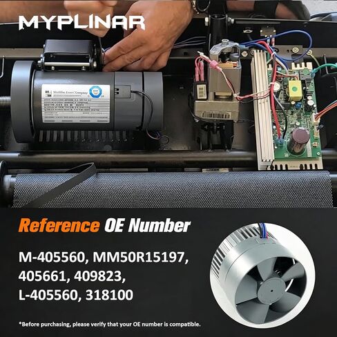 M-405560 3.0HP Treadmill DC Drive Motor with Flywheel, Fit for NordicTrack C 990/C 900 I/C 950I/C 910I/NT C 950I, ProForm Performance 800I, THINELINE PRODESK/Power 795, 130 VDC 2238 Watts in Kuwait