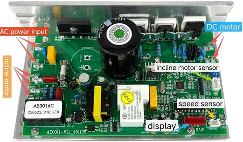لوحة تحكم بديلة لجهاز المشي AE0016C متوافقة مع لوحة قيادة جهاز المشي Sole F63 F65 F80 Spirit XT185 AE0011-V1.1 in Kuwait