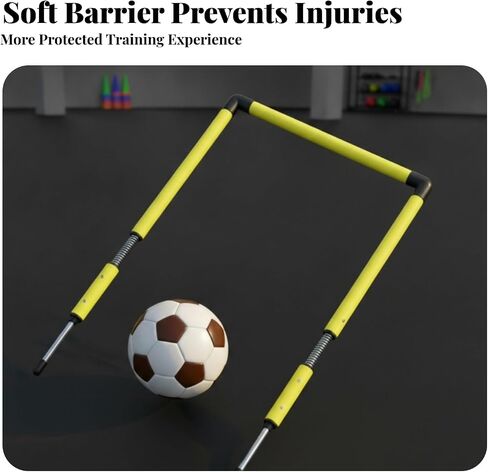 Speed Training Hurdles Tube Frame Adjustable Hurdles Metal Spikes Jumping Hurdle for Field Exercises, Track in Kuwait