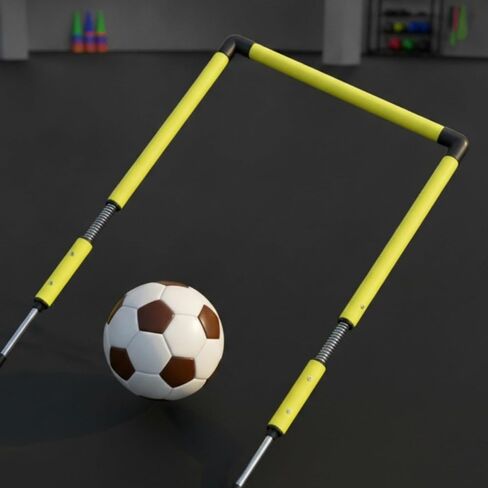 Speed Training Hurdles Bright Hurdle Black Connector Sports Gear for Field Exercises in Kuwait