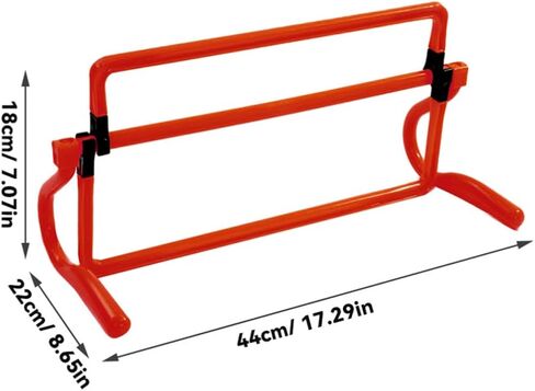 Adjustable Soccer Training Hurdles for Athletes Removable Football Training Equipment with Pp Material for Core Strength Exercises and Enhanced Jumping in Track and Outdoor Sports in Kuwait