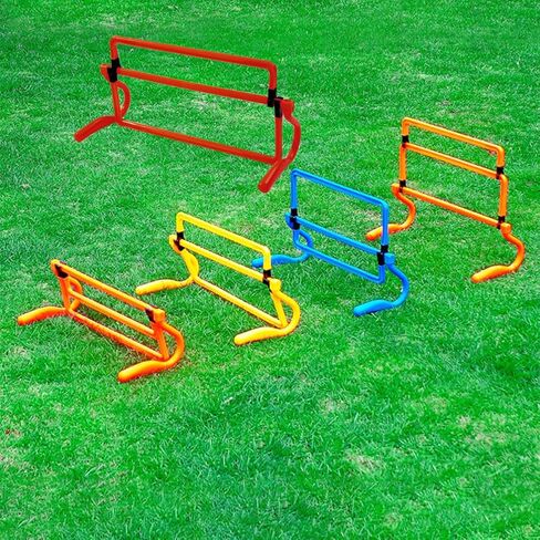 Adjustable Soccer Training Hurdles for Athletes Removable Football Training Equipment with Pp Material for Core Strength Exercises and Enhanced Jumping in Track and Outdoor Sports in Kuwait