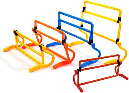 Adjustable Soccer Training Hurdles for Athletes Removable Football Training Equipment with Pp Material for Core Strength Exercises and Enhanced Jumping in Track and Outdoor Sports in Kuwait