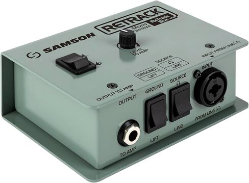 Samson ReTrack Re-amplification Box w/1/4" Output, Rotary Volume Control, and Ground Lifts in Saudi Arabia
