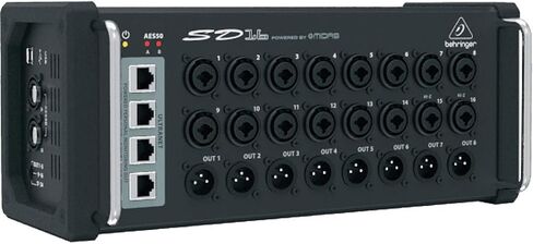 Behringer SD16 I/O Stage Box with 16x Remote-Controllable MIDAS Preamps, Bundle with 4x 25' Value Series XLR M to F Microphone Cable in Saudi Arabia