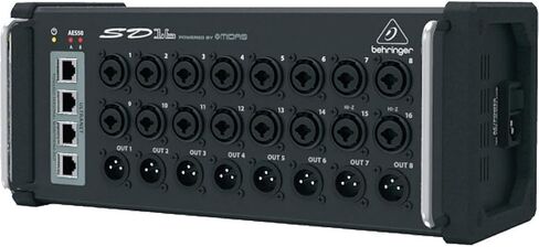 Behringer SD16 I/O Stage Box with 16x Remote-Controllable MIDAS Preamps, Bundle with 4x 25' Value Series XLR M to F Microphone Cable in Saudi Arabia