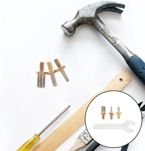 INOOMP 3pcs Diamond Grinding Head Replacement Bits for Glass Grinding Machine and Water Grinder Machine with Spiral Design and Uniform Water Flow Coverage, for Glass Craft Grinder Bit in Saudi Arabia