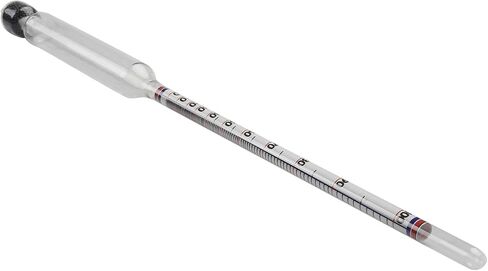 Hydrometer 0-100% Proof Tester with 100ml Measuring Cup, Glass for spirit Meter for Distilled Liquor and Home Brewing, Accurate ABV Reading Tool in Saudi Arabia