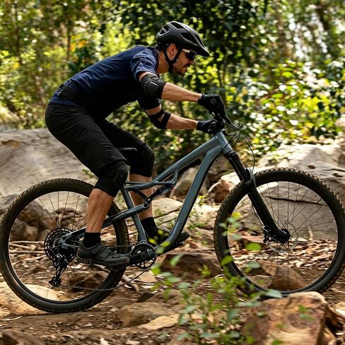 Mountain Bike Rear Shock, Air Pressure Shock Absorbers,165mm, 35mm Travel, Hydraulic Rear Suspension Shock for Mtb/e-bike in Kuwait
