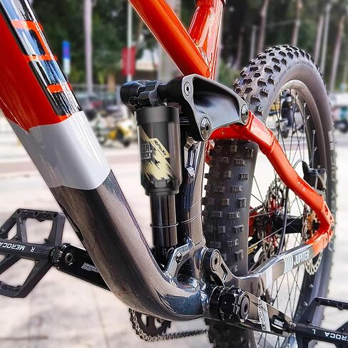 Dual air chamber Bike Rear Shocks 150mm,Mountain Bieyele Coil Rear ShockAbsorber MTB Rear Suspension for MTB/E-Bike/Scooter in Saudi Arabia