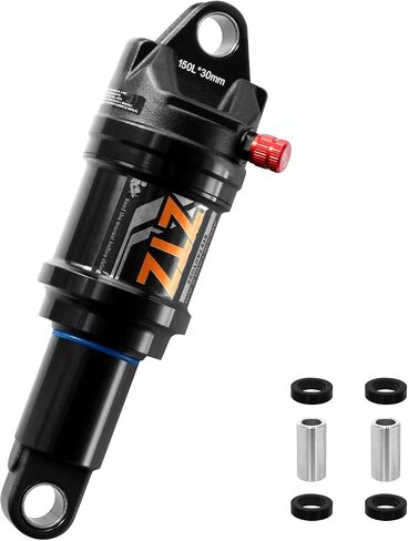 Mountain Bike Rear Shock, Air Pressure Shock Absorbers,165mm, 35mm Travel, Hydraulic Rear Suspension Shock for Mtb/e-bike in Saudi Arabia
