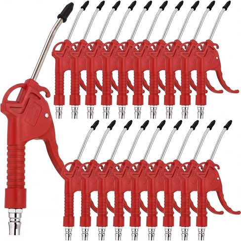 Honoson 20 Pcs Air Blower Guns Pistols Bulk Long Air Nozzles for Compressor with 4 Inch Long Angled Bent Stainless Steel Nozzles for Industrial Household Removing Dust Cleaning Car Detailing in Kuwait