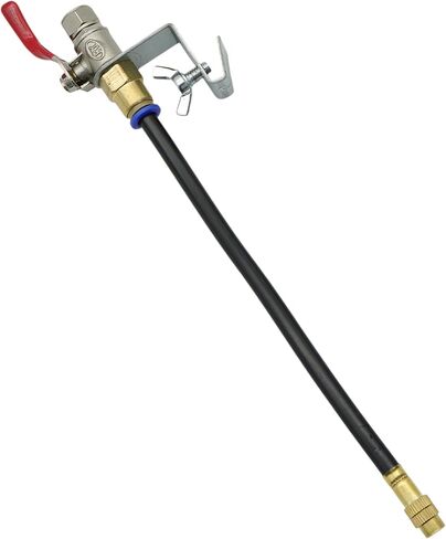 Dust Remover Water Spray for Angle Grinders - Flexible Aluminum Pipe, Efficient Dust Control, Tool Attachment for Cutting Machine, Stone, Tile, Marble, Brick (Black-Long Style) in Kuwait