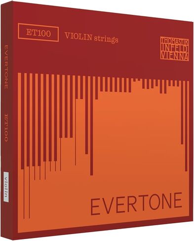 Thomastik-Infeld Evertone Dominant Violin String Full Set - Medium Tension for Beginners - Easy to Play - Clear, Balanced Tone with Good Projection - Made in Austria in Kuwait