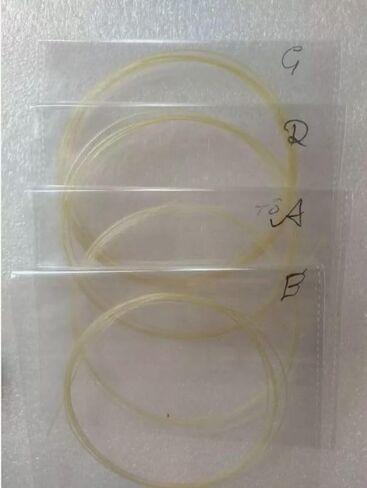 مجموعة أوتار الكمان من Gut Ecoosa، EADG، 4 عبوات، مقاس 66-78-86-110 - أوتار أمعاء حقيقية للحصول على أجمل صوت - أوتار أمعاء مخصصة لجميع الموسيقيين بما في ذلك المحترفين. in Kuwait