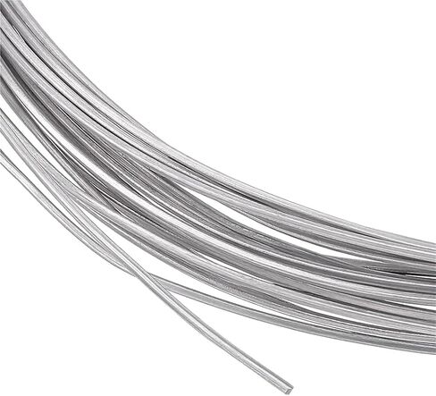 32.8ft 18 Gauge Square Aluminum Wire, Metal Craft for Bonsai Trees Flower, 1pc in Saudi Arabia