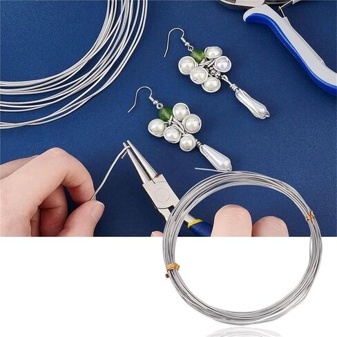 32.8ft 18 Gauge Square Aluminum Wire, Metal Craft for Bonsai Trees Flower, 1pc in Saudi Arabia