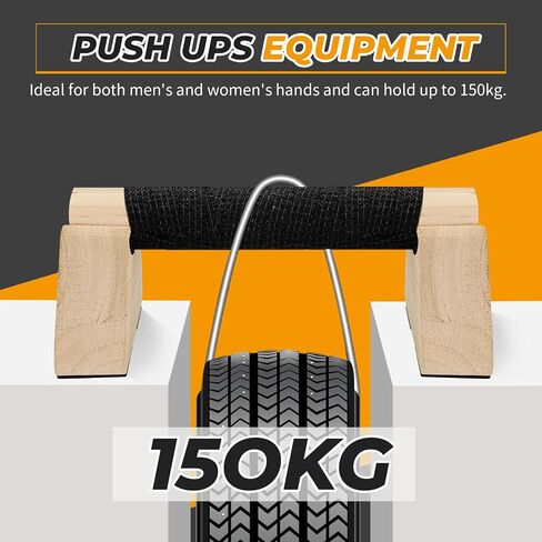 Parallettes Push Up Bars wooden, Push Up Bars for Handstand Training, Mini Handle Pumps for Men in Kuwait