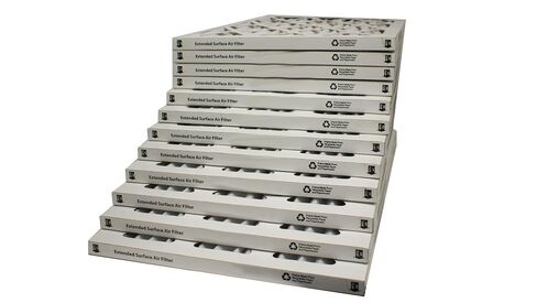 Assigned by Sterling Seal & Supply, (STCC) HI-16x24x2x12CS.DSC 16x24x2, Furnace Air Filter, Purolator Hi-E 40 Extended Surface, Mechanical MERV 8, 15-3/8"L x 23-3/8"H x 1-3/4"D - DSC (Pack of 12) in Kuwait