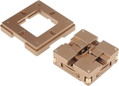 Cryfokt WN8090 BGA Reballing Station, Automatic Centering Aluminum Alloy Rework Kit with 80mm 90mm Stencil Compatibility for BGA Chip Soldering Repair in Kuwait