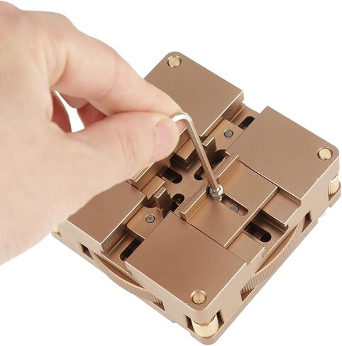Cryfokt WN8090 BGA Reballing Station, Automatic Centering Aluminum Alloy Rework Kit with 80mm 90mm Stencil Compatibility for BGA Chip Soldering Repair in Kuwait