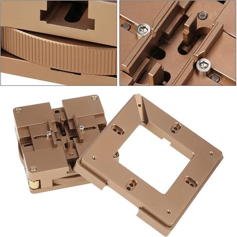 Cryfokt WN8090 BGA Reballing Station, Automatic Centering Aluminum Alloy Rework Kit with 80mm 90mm Stencil Compatibility for BGA Chip Soldering Repair in Kuwait