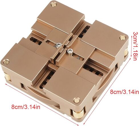 Cryfokt WN8090 BGA Reballing Station, Automatic Centering Aluminum Alloy Rework Kit with 80mm 90mm Stencil Compatibility for BGA Chip Soldering Repair in Kuwait