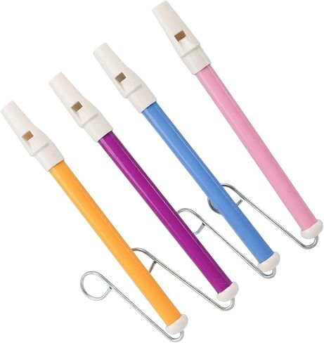 4Pcs Slide Whistle, Slide Whistle for Adults, Professional Siren Whistle Set, Musical Instrument with Pull Rod Mechanism, Oral Muscle Training, Educational Games, Birthday Gifts in Saudi Arabia