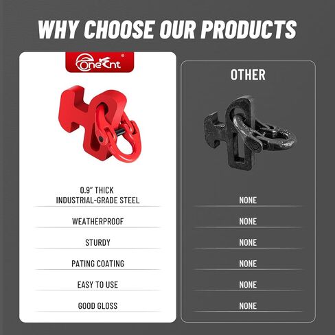 4Pcs Container Chain Bridle Hooks with 4Pcs Alloy Steel Hammerlock|Shipping Container Accessories- Heavy Duty Replacement Hooks for Compatible with Standard Shipping Container Chain Bridles in Kuwait