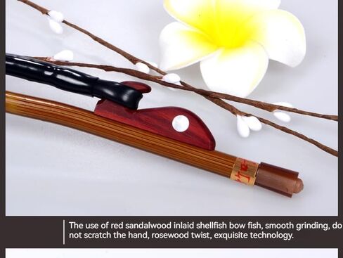 Professional Erhu Bow, Chinese Violin Bow, Horse Tail Hair, Musical Instrument Accessories for Chinese Violin (1) in Kuwait