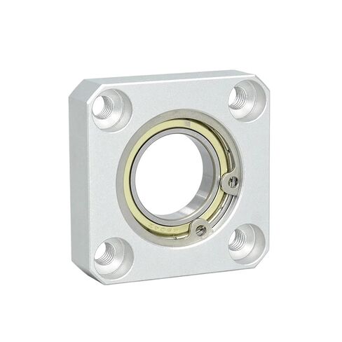 Small Sealed Steel Ball Bearing 1pcs Flange Square Housing Single Bearing(165-6001ZZ-13-12) in Kuwait