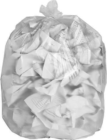 Genuine Joe Everyday High-Density Clear Can Liners, 45Gal (Pack of 250) in Kuwait