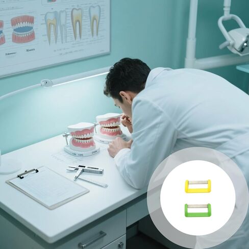 10 Pcs Dental Polishing Strips, Single-Sided Abrasive Orthodontic Kit for Teeth Polishing, Interproximal Reduction, 3.9 x 3.1 x 0.8 in in Kuwait