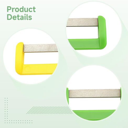 10 Pcs Dental Polishing Strips, Single-Sided Abrasive Orthodontic Kit for Teeth Polishing, Interproximal Reduction, 3.9 x 3.1 x 0.8 in in Kuwait