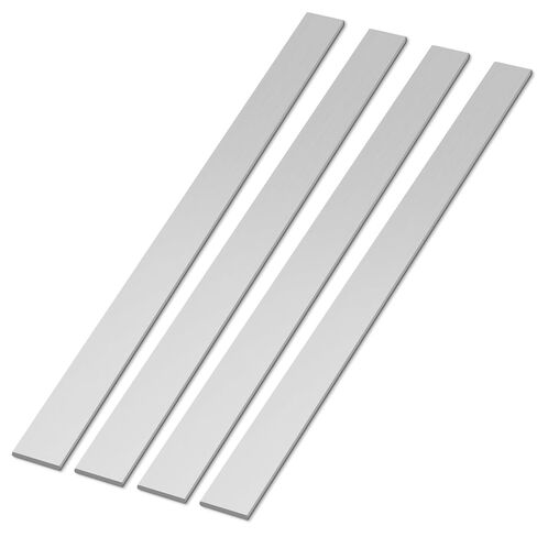 Hicarer 4 Pack 6061 Aluminum Flat Bar 1/8" x 1" x 16" Solid Aluminum Plate, 3mm x 25mm x 406mm Mill Stock Sheet for Industrial, Crafting, Lndustry DIY Projects Solid New Mill Stock in Kuwait