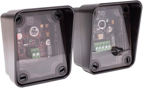 EMX IRB-4X2 Thru Beam Photoeye Kit، أغطية مدمجة، 12-24 VDC/AC، رمادي داكن in Kuwait