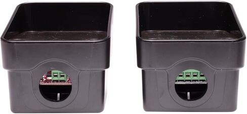 EMX IRB-4X2 Thru Beam Photoeye Kit، أغطية مدمجة، 12-24 VDC/AC، رمادي داكن in Kuwait