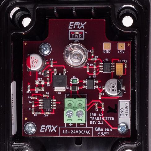 EMX IRB-4X2 Thru Beam Photoeye Kit، أغطية مدمجة، 12-24 VDC/AC، رمادي داكن in Kuwait
