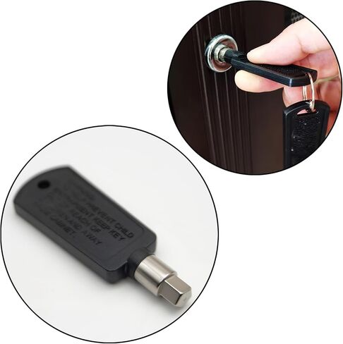 2X العالمي ثلاجة صغيرة قفل ميكانيكي KeysFreezer مفتاح الباب 5.8x6 مللي متر لصندوق توزيع الهيكل الثلاجة in Kuwait